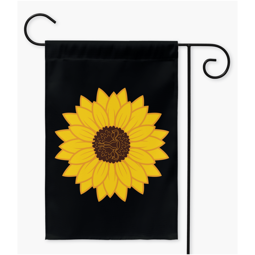 Banderas de jardín de endometriosis | Una o dos caras | 2 tamaños