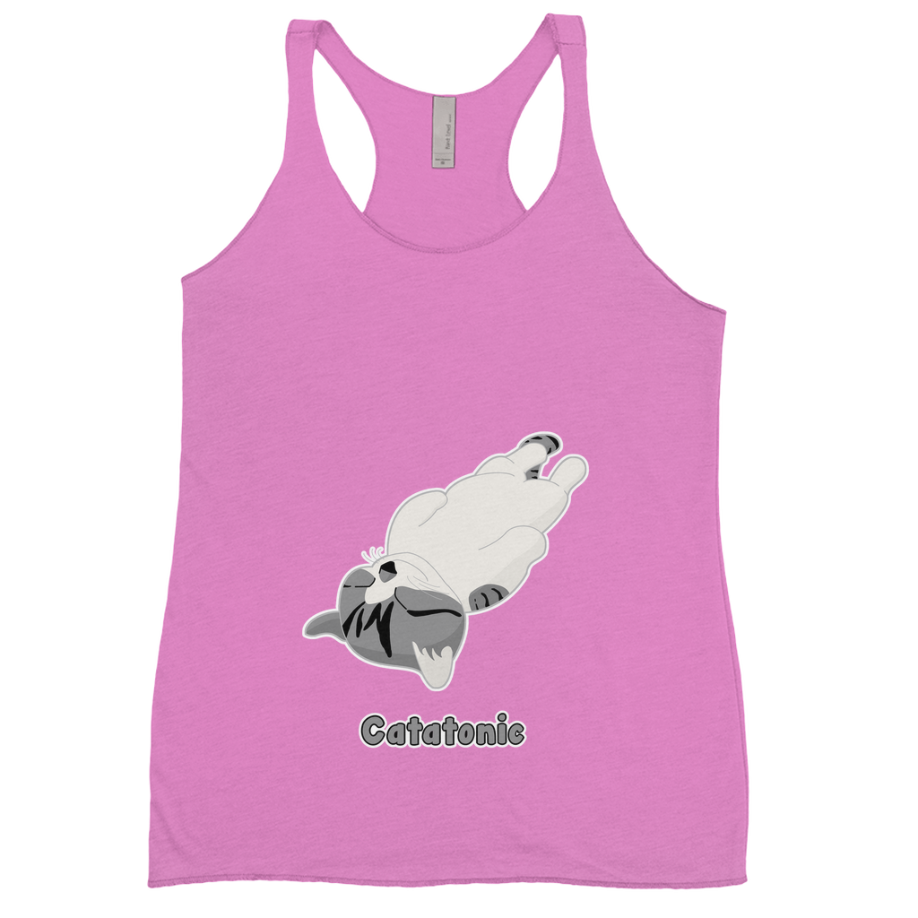 Camiseta sin mangas catatónica con espalda cruzada