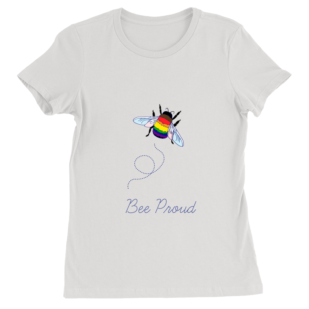 Bumblebee Pride Pun Fitted Tshirts - LIGHT | Choose Your Colourway and Pun | Bella + Canvas