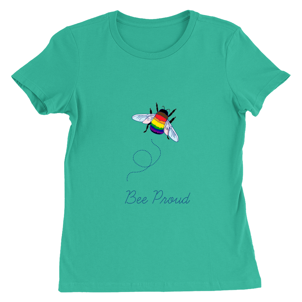 Bumblebee Pride Pun Fitted Tshirts - LIGHT | Choose Your Colourway and Pun | Bella + Canvas