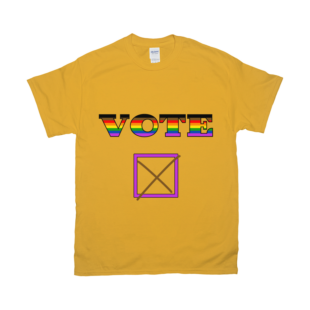 Votez un t-shirt coupe décontractée | Choisissez votre coloris Pride
