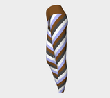 Gender Apathetic Striped Yoga Leggings