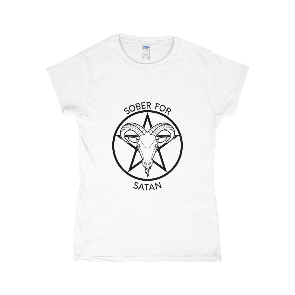 Sober for Satan Fitted Tshirt | Choose Your Colourway | Gildan