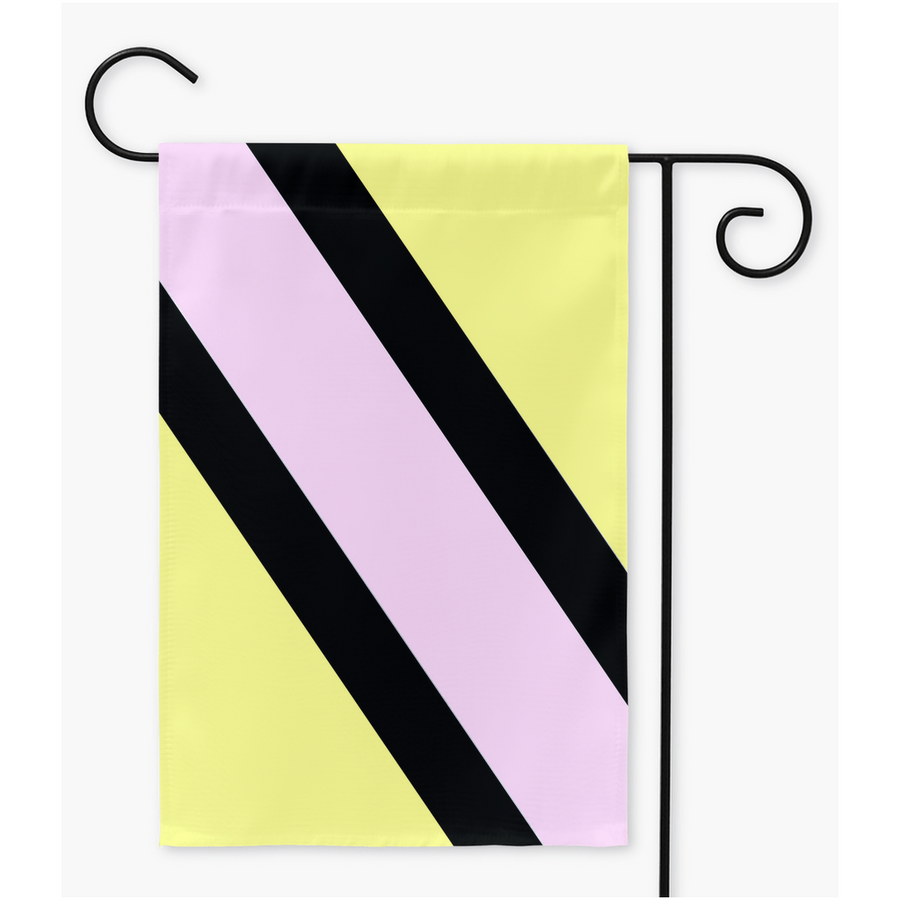 Oblifeminine Pride Flags | Single Or Double-Sided | 2 Sizes | Gender Identity