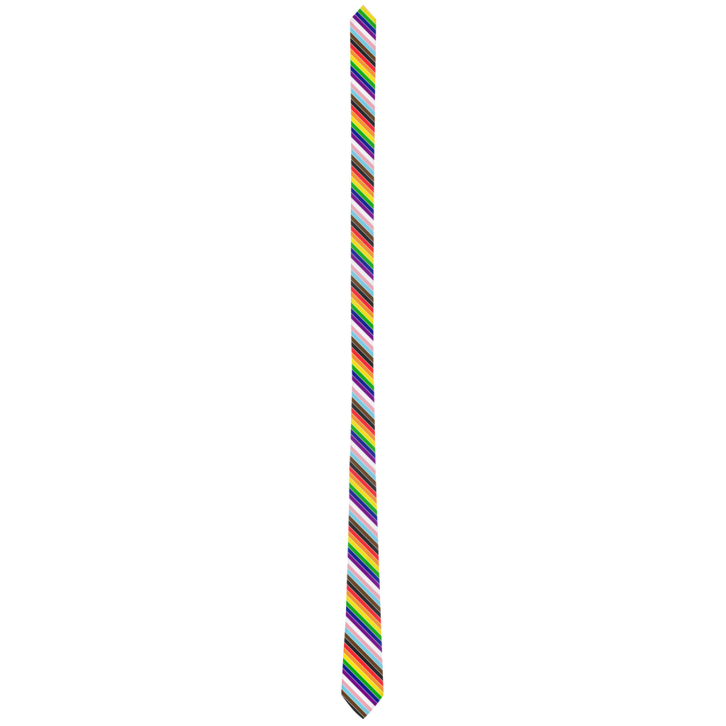 Rainbow Progress Cravates à motifs de fierté rayée bonbon