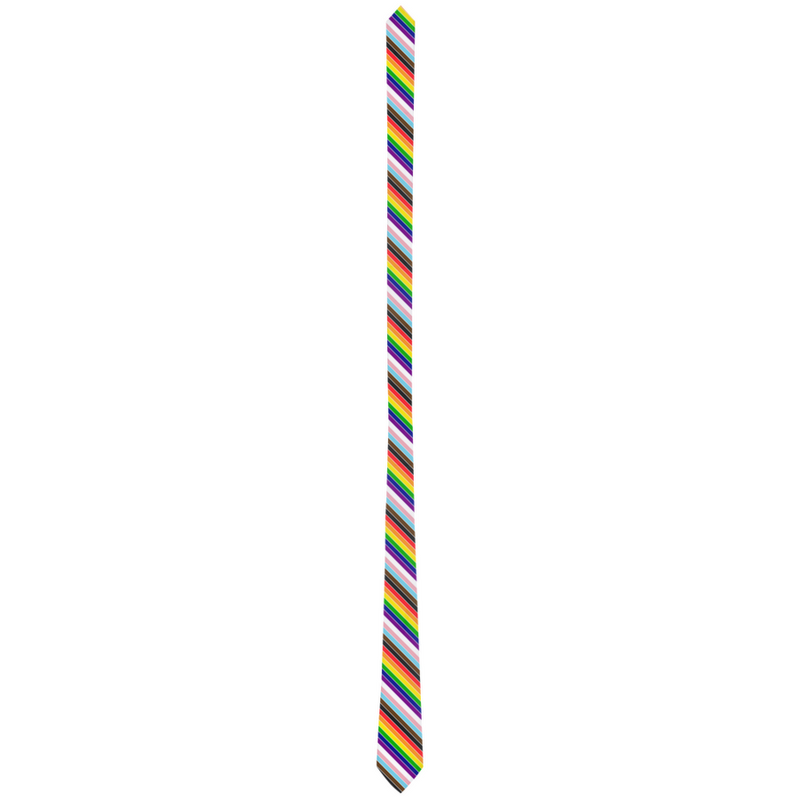 Rainbow Progress Cravates à motifs de fierté rayée bonbon