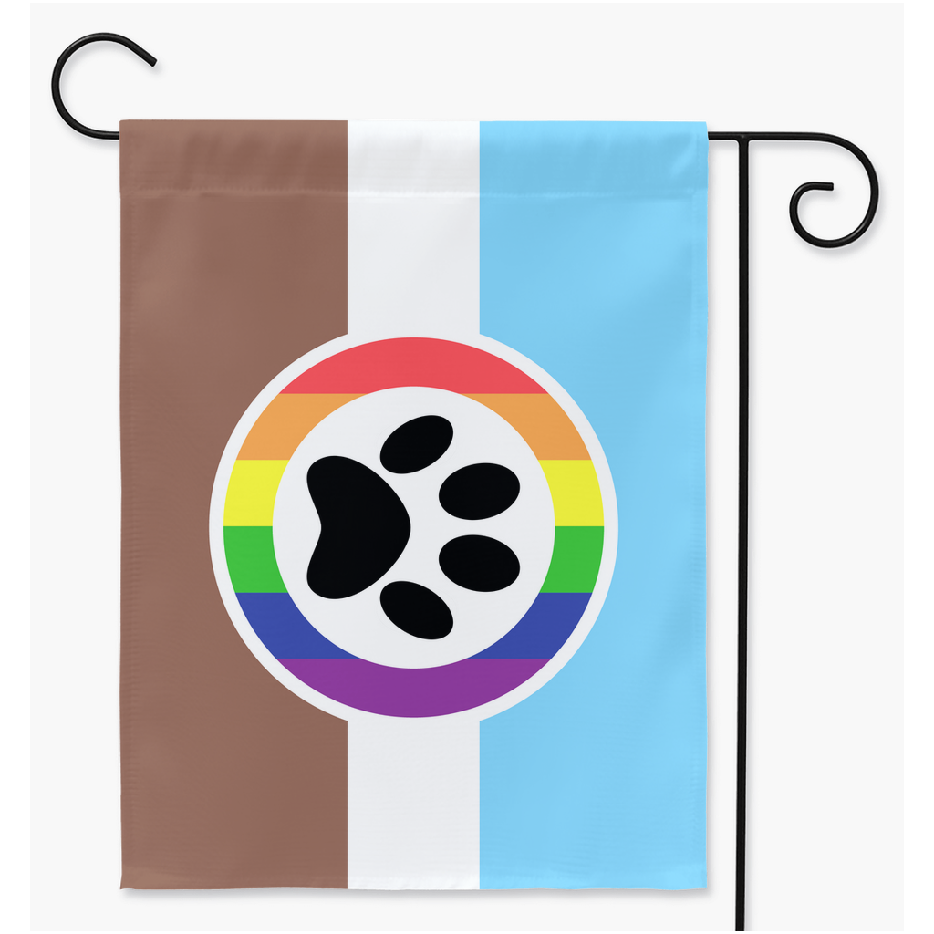 Furry LGBTQ Pride Yard and Garden Flags | Single Or Double-Sided | 2 Sizes
