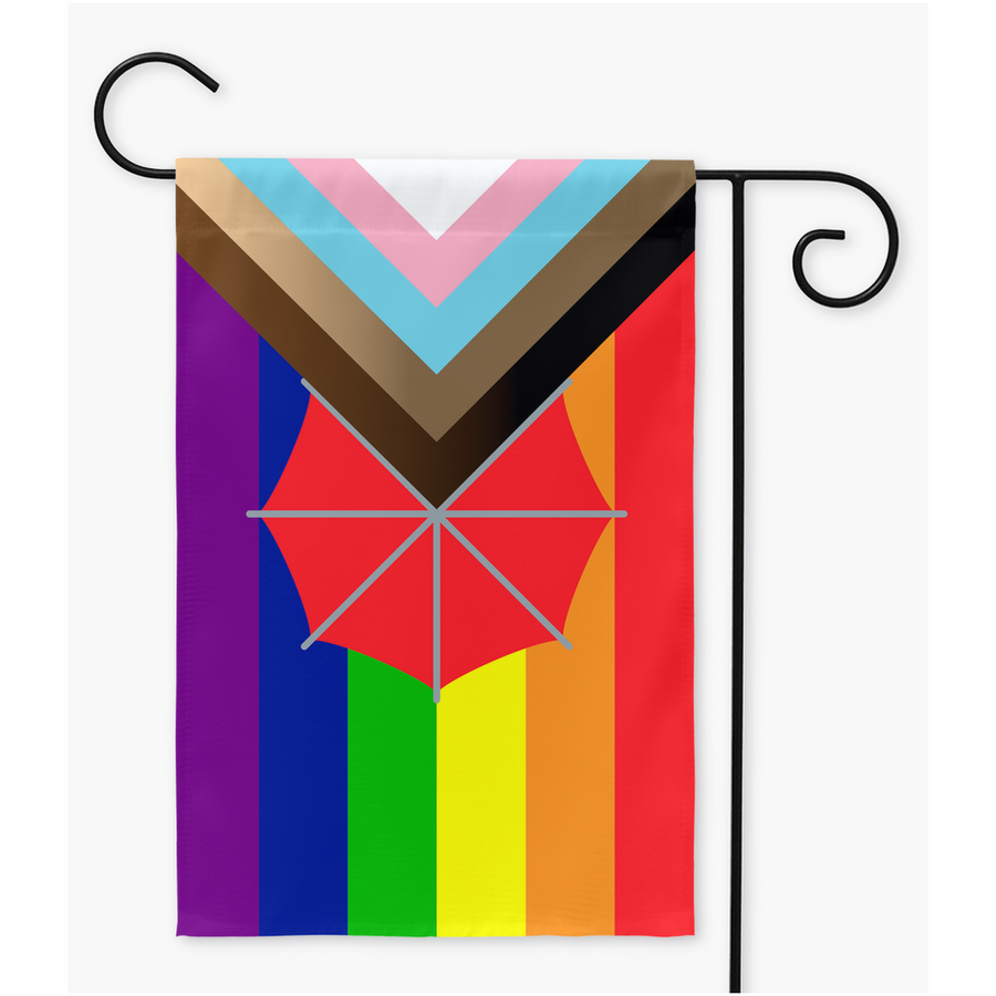 Drapeaux de fierté arc-en-ciel inclusifs pour les travailleuses du sexe | Simple ou double face | 2 tailles