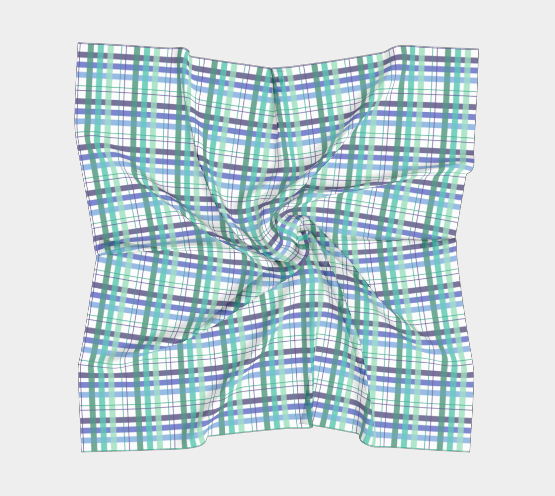 Gay Man (anciennement Vincian - V2) Foulard carré à carreaux