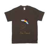 T-shirt unisexe Bumblebee Pride Pun - DARK | Choisissez votre drapeau et votre jeu de mots