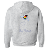 Sweats à capuche zippés Bumblebee Pride Pun - DESIGN ARRIÈRE | Choisissez votre drapeau et votre jeu de mots | Sweat à capuche bourdon | LGBTQIA