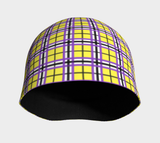 Nonbinary "Enbyberry" Plaid Beanie