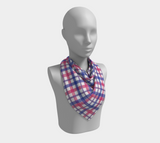 Bisexual Gingham Square Scarf