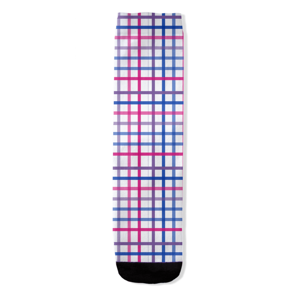 Calcetines con estampado integral de cuadros Tattersol Bisexual