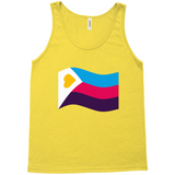 Polyamory Pride Flag Relaxed Fit Tank Tops | Choose Your Flag | Bella + Canvas