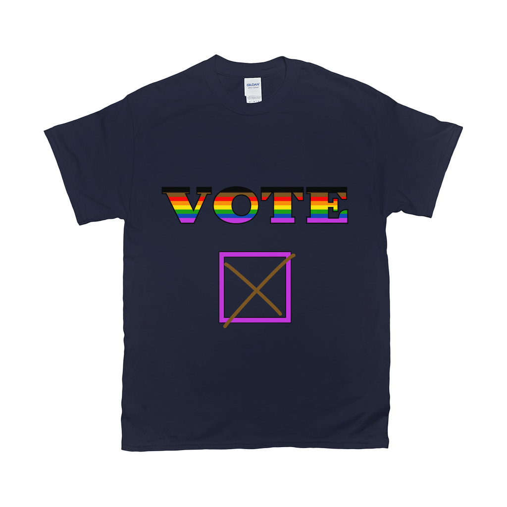 Votez un t-shirt coupe décontractée | Choisissez votre coloris Pride