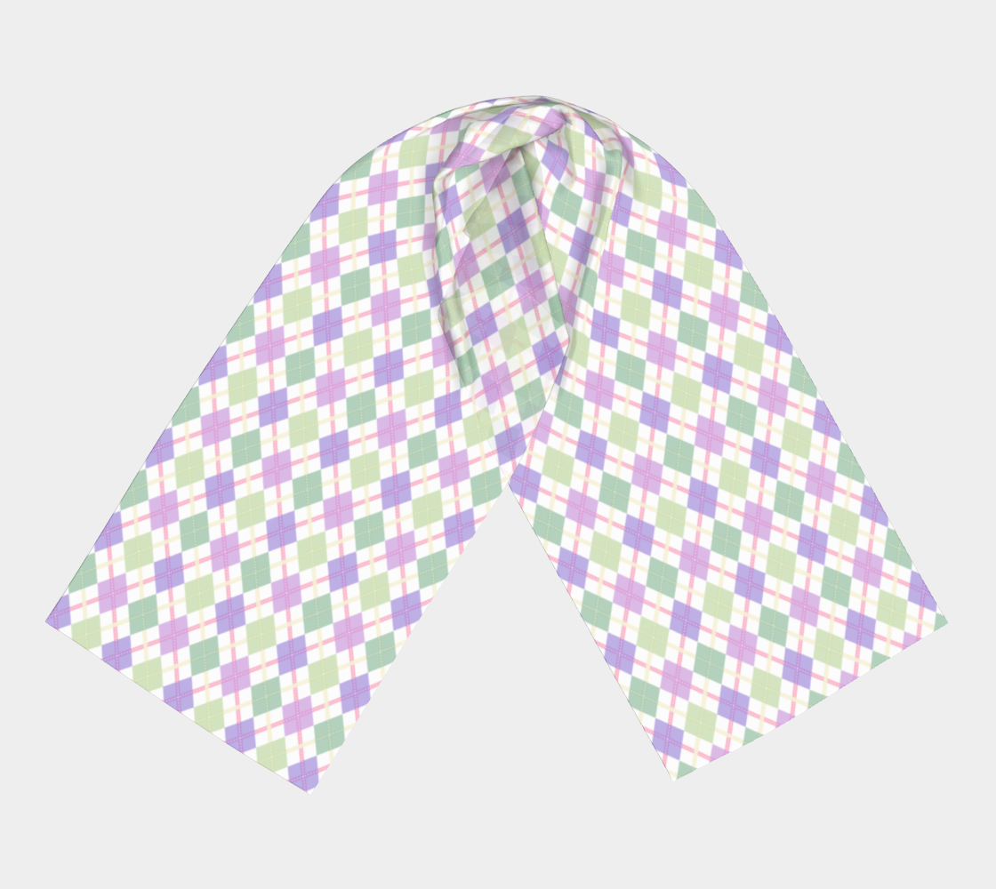 Genderfae Argyle Long Scarf