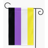 Nonbinary Pride Yard and Garden Flags | Single Or Double-Sided | 2 Sizes
