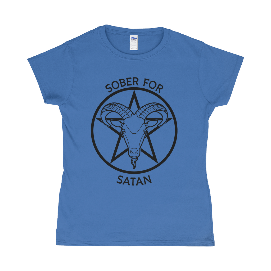 Sober for Satan Fitted Tshirt | Choose Your Colourway | Gildan