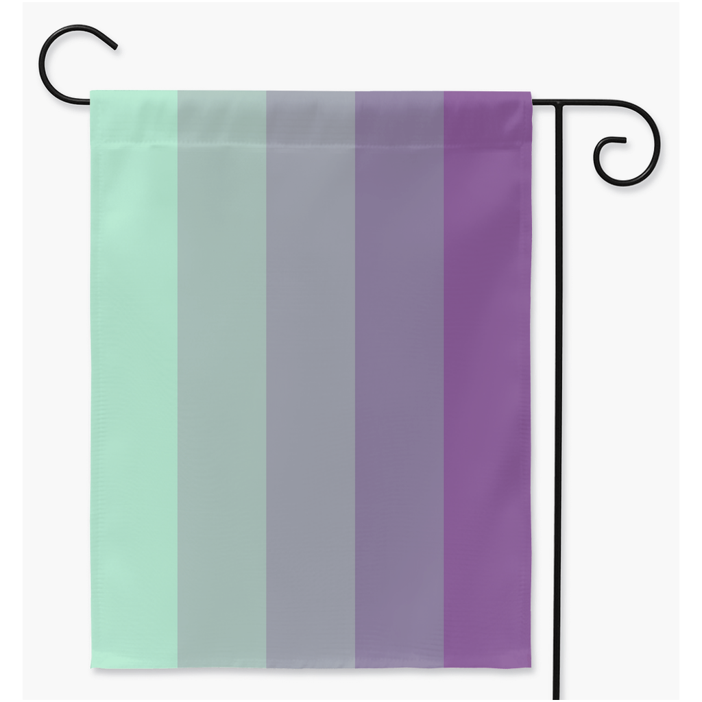 Guiltisexual Pride Yard and Garden Flags | Single Or Double-Sided | 2 Sizes | Aromantic and Asexual Spectrum)
