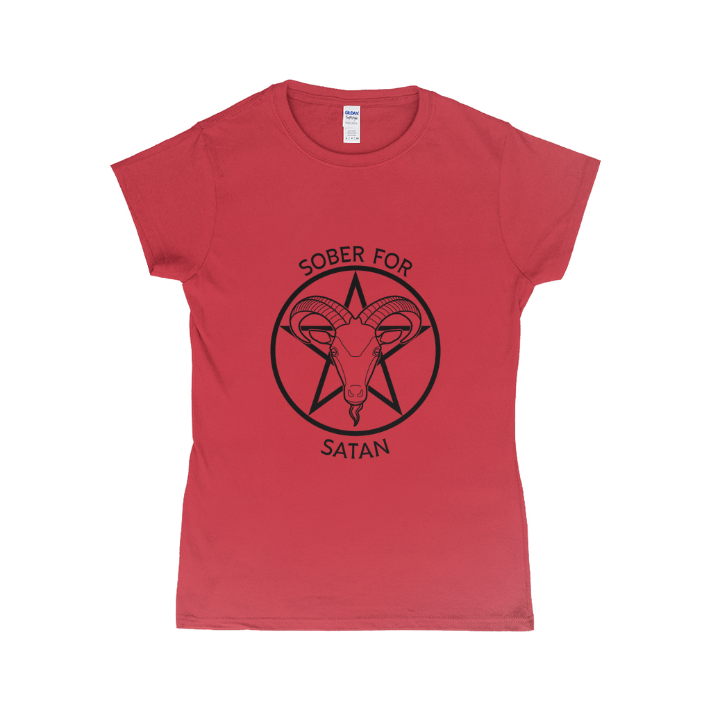 Sober for Satan Fitted Tshirt | Choose Your Colourway | Gildan