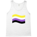 Gender Pride Flag Relaxed Fit Tank Tops | Choose Your Flag | Bella + Canvas