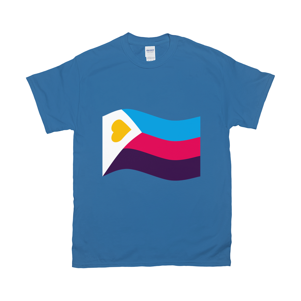 Polyamory Pride Flag Relaxed Fit Tshirt - LIGHT | Choose Your Flag