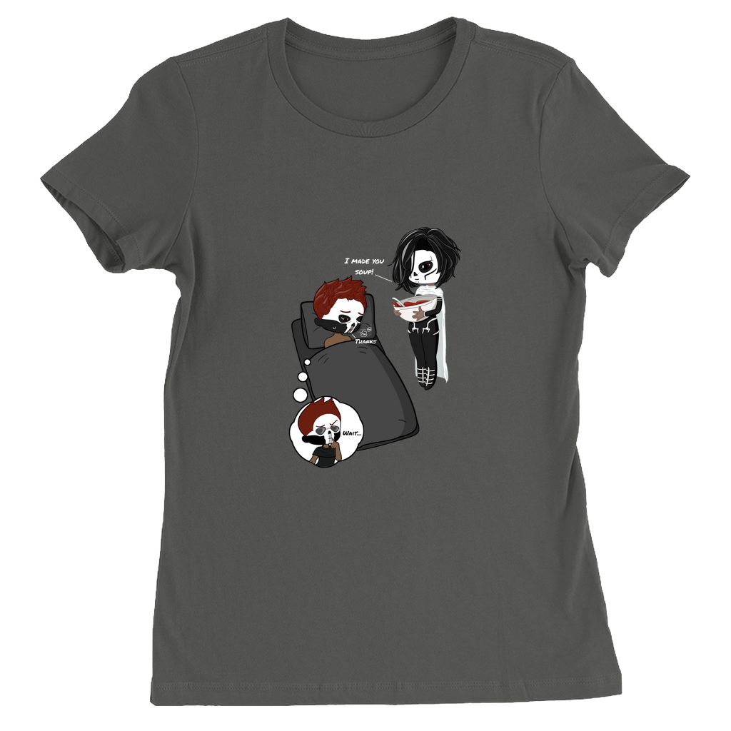 Soup! Fitted T-Shirts | The Locked Tomb | Bella + Canvas