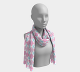 Transfeminine Argyle Long Scarf