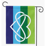 Polyamour - V3 Yard et drapeau de jardin | Simple ou double face | 2 tailles