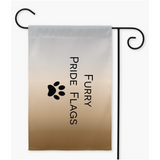 Choose Your Furry Pride Yard and Garden Flags | Single Or Double-Sided | 2 Sizes | Choose Your Base Flag AND Your Paw Print