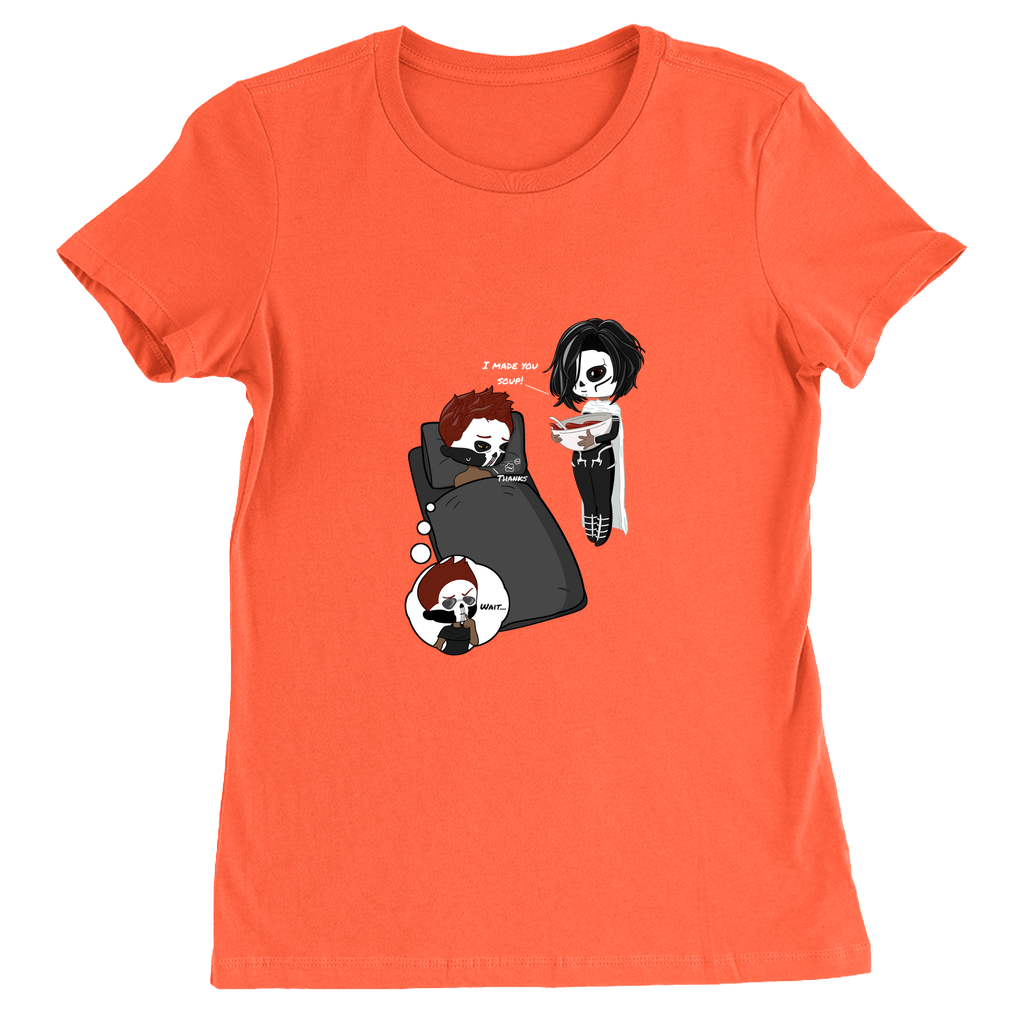 Soup! Fitted T-Shirts | The Locked Tomb | Bella + Canvas
