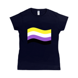 Gender Pride Flag Fitted Tshirt | Choose Your Flag | Gildan