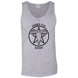 Sober for Satan Relaxed Fit Tank Top | Choose Your Colourway | Gildan