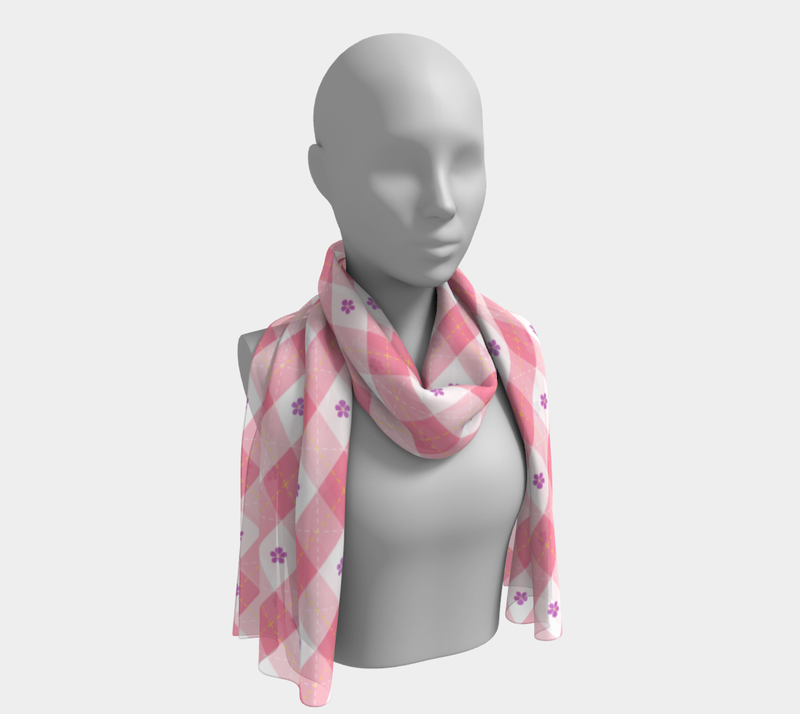 Sapphic - V1 Argyle Long Scarf