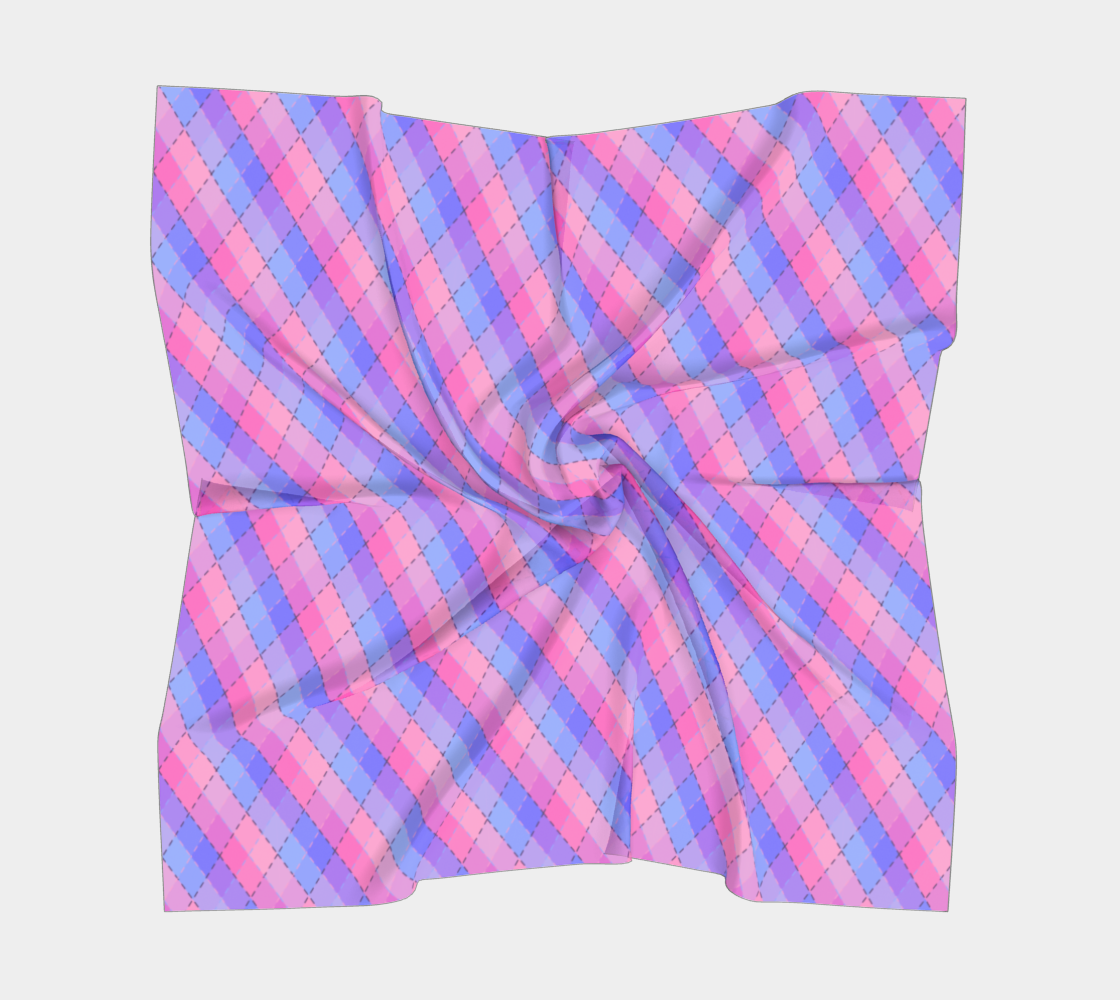 Omnisexual Argyle Square Scarf