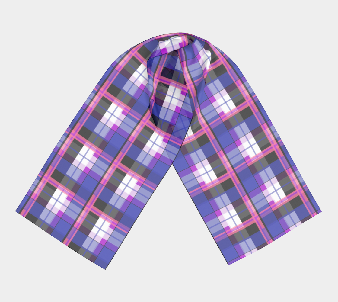 Genderfluid Plaid Long Scarf