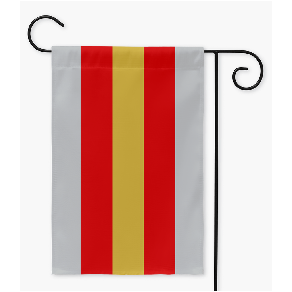 Proculsexual - V1 Pride Yard and Garden Flags | Single Or Double-Sided | 2 Sizes | Aromantic and Asexual Spectrum