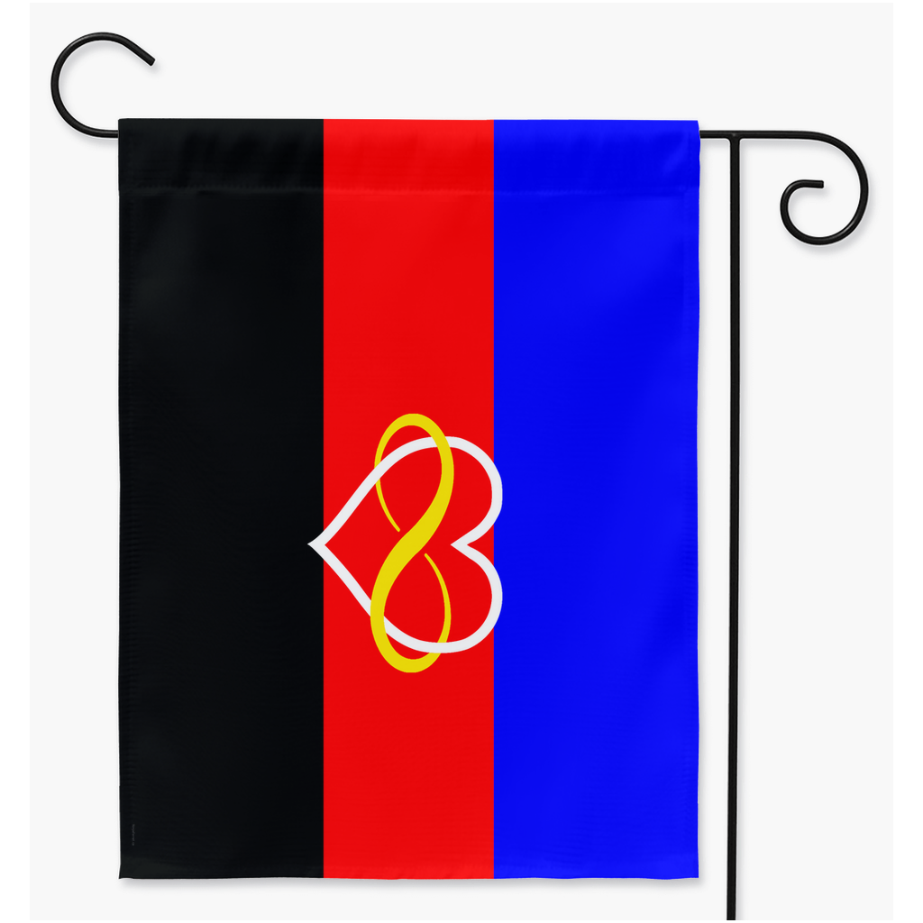 Polyamory - V2 Yard and Garden Flags | Single Or Double-Sided | 2 Sizes