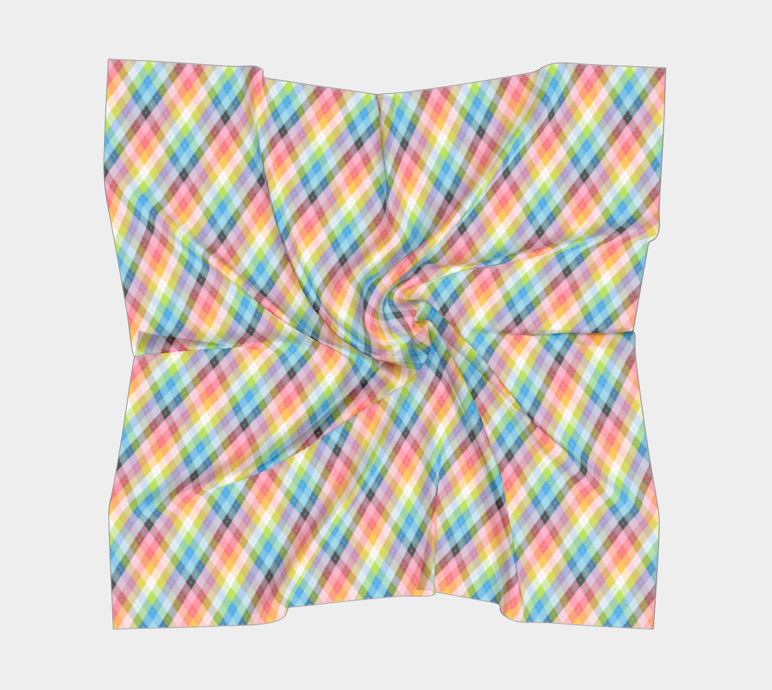 Queer Argyle Square Scarf