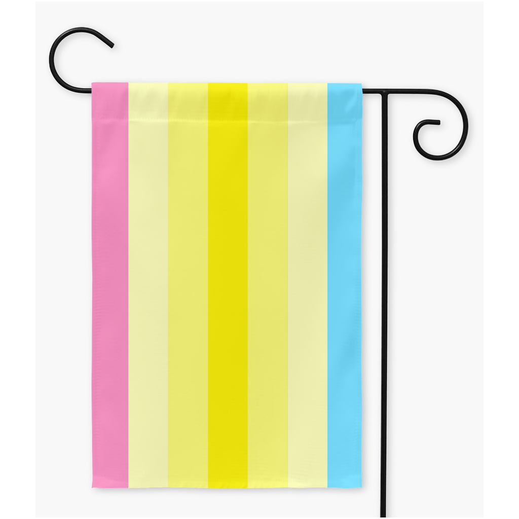 Drapeaux transneutres de cour et de jardin | Simple ou double face | 2 tailles | Identité et expression de genre