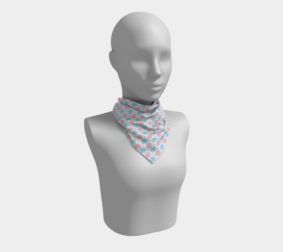 Transgender Argyle Square Scarf