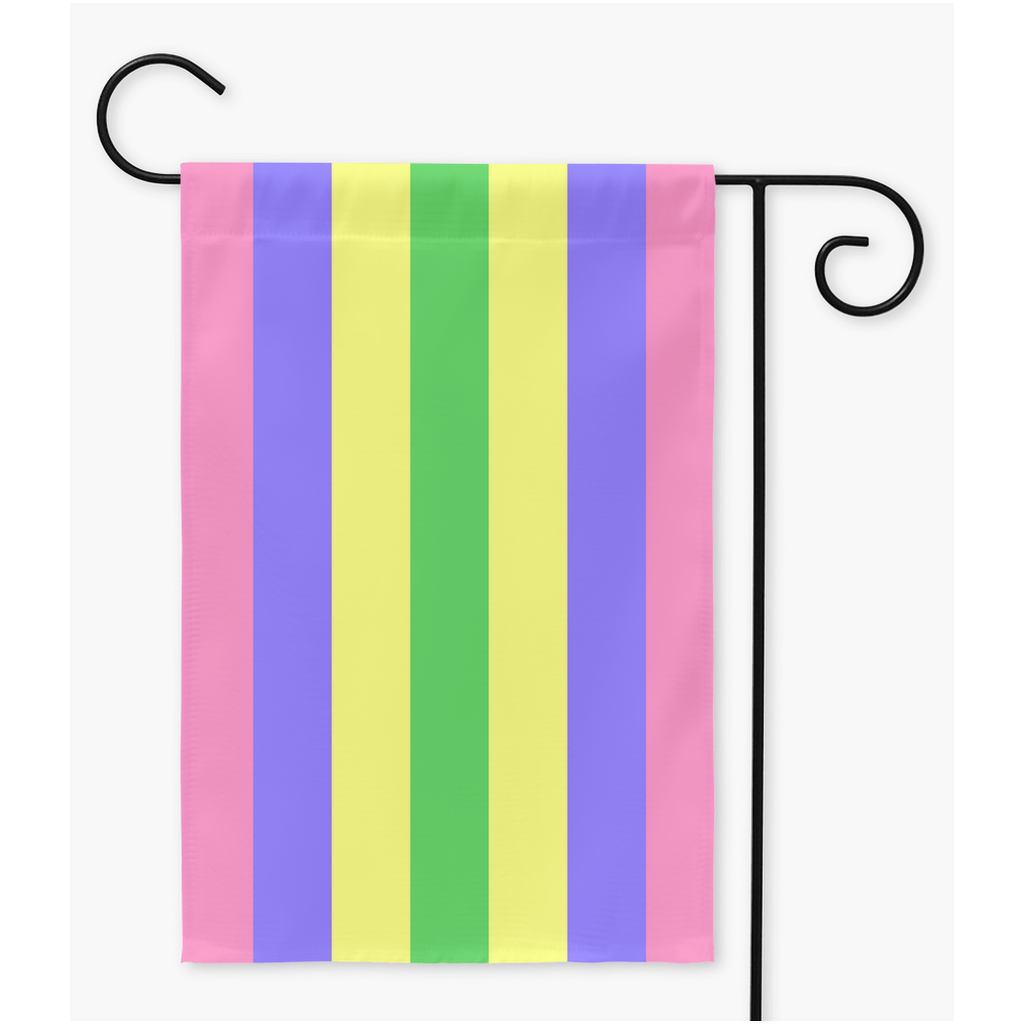 Quadgender Pride Flags | Single Or Double-Sided | 2 Sizes | Gender Identity and Expression