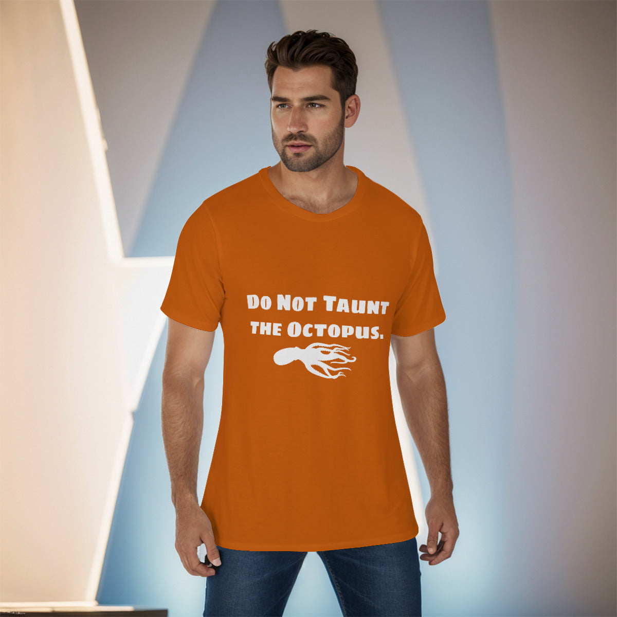 Camiseta ancha No te burles del pulpo