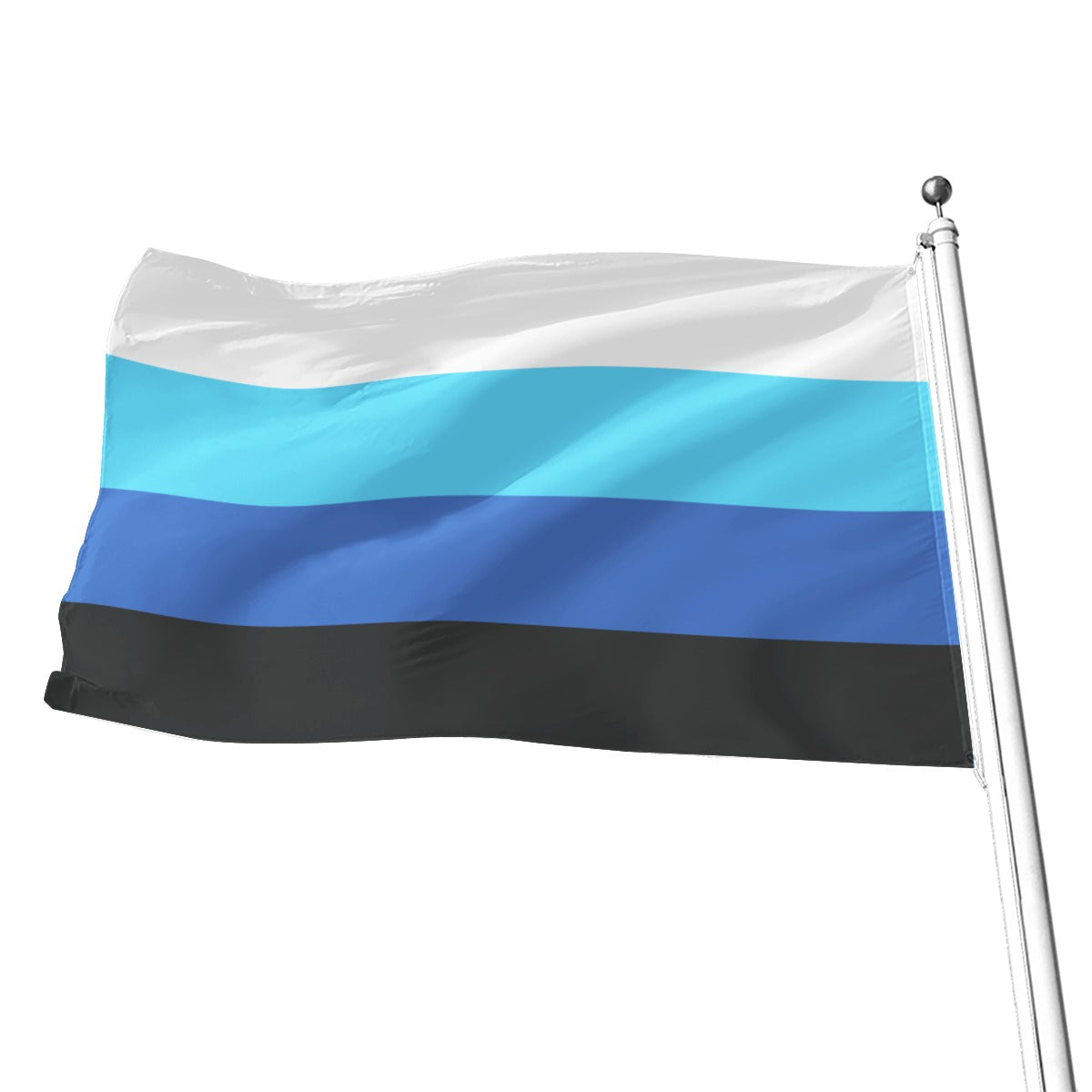 Transmasculine - V3 Bandera con estampado integral | 5 tamaños