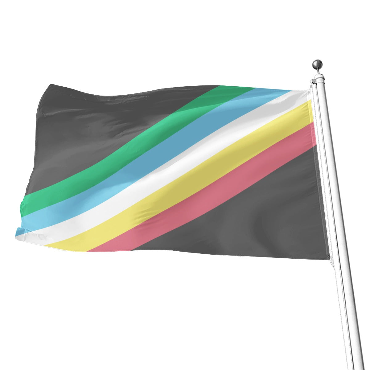 Discapacidad - V2 Bandera con impresión integral | 5 tamaños