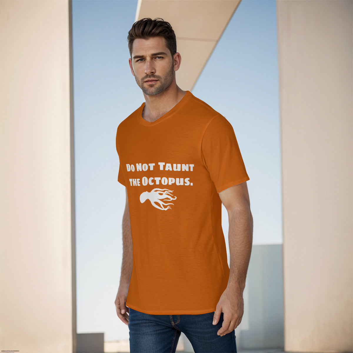 Camiseta ancha No te burles del pulpo