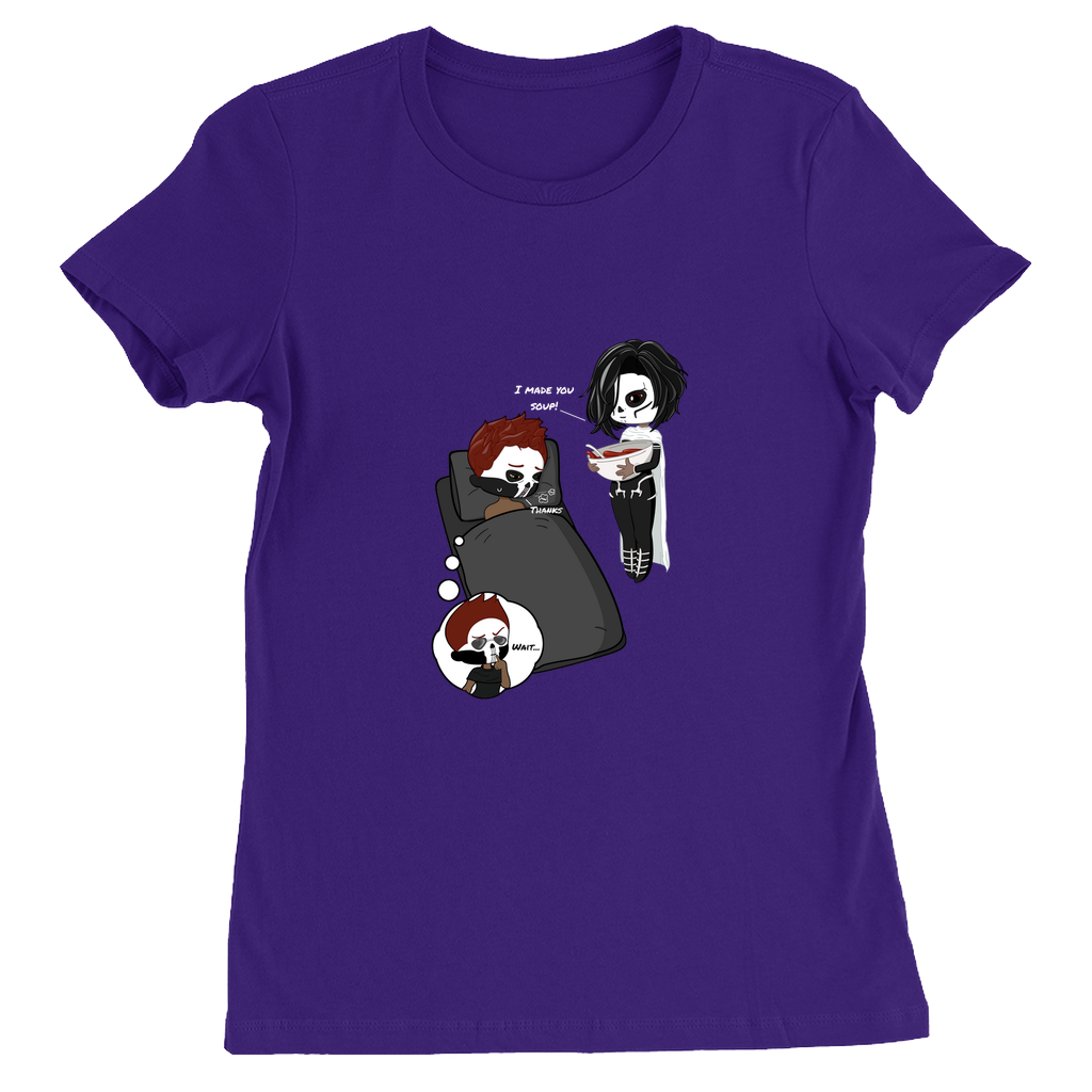 Soup! Fitted T-Shirts | The Locked Tomb | Bella + Canvas