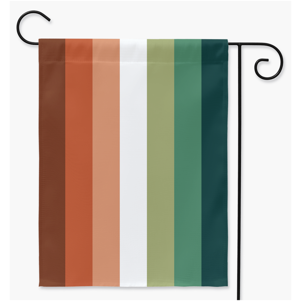 Cour nébulasexuelle et drapeau de jardin | Simple ou double face | 2 tailles | Spectre Aro Ace