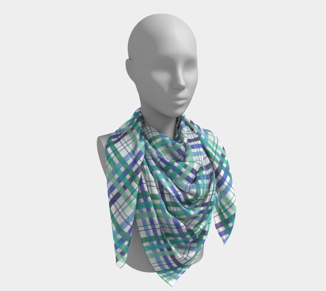 Gay Man (anciennement Vincian - V2) Foulard carré à carreaux